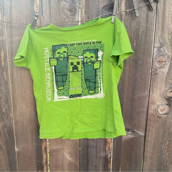 Green Creeper Kids T-Shirt - Picture 1 of 4